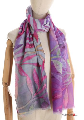 Leaf print Scarf - ph 1