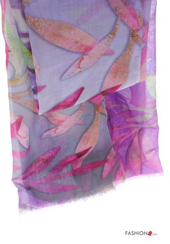 Leaf print Scarf - ph 4