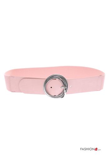 faux leather adjustable Belt with elastic