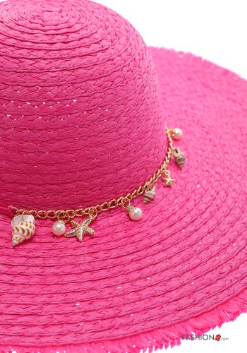 Cappello con ciondolo con frange con catena - ph 3