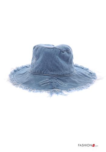 chapéu em Algodão denim com franja - ph 2