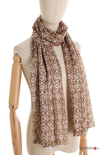 Geometrisches Muster Schal aus Baumwolle