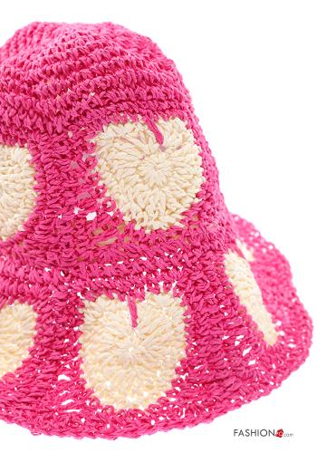 Sombrero estampado de corazón - ph 4