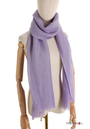 lurex Scarf with fringe