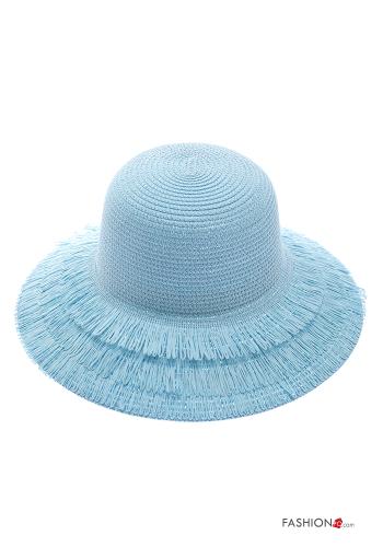 Hat with fringe