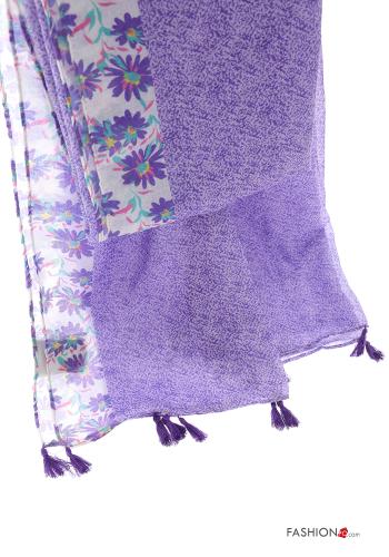 Bufanda Estampado Floral con flecos - ph 4