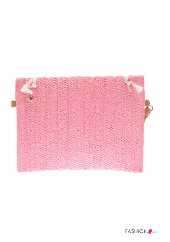 Bolso de mano con flecos con bandolera con cremallera - ph 3