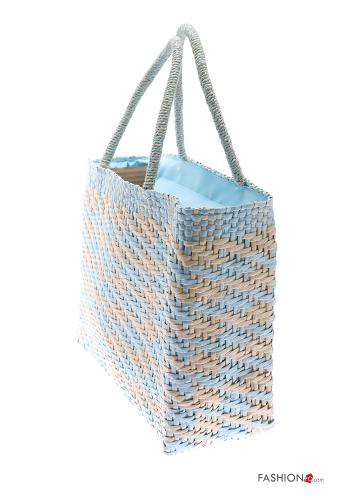 Houndstooth beach Bag with zip - ph 2