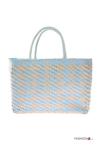 Houndstooth beach Bag with zip - ph 3