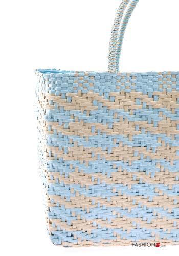 Houndstooth beach Bag with zip - ph 4