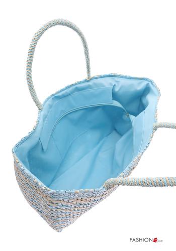 Houndstooth beach Bag with zip - ph 5