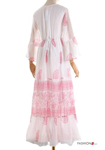 Paisley Muster Strandkleid aus Baumwolle - ph 2