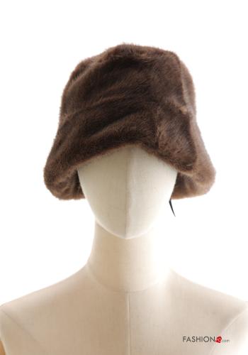 faux fur Hat with lining - ph 1