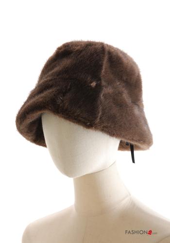 faux fur Hat with lining - ph 2