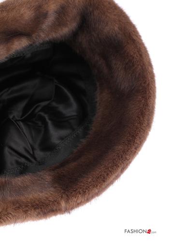 faux fur Hat with lining - ph 4