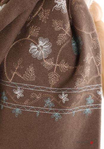 Sciarpa Fantasia ricamata con frange - ph 3