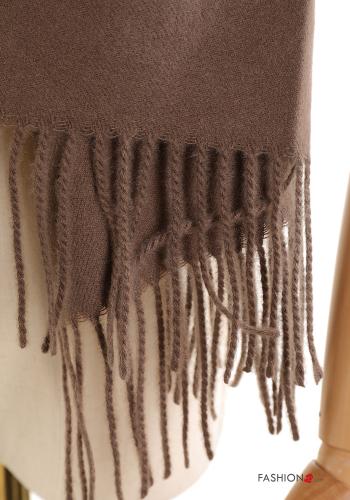 Sciarpa Fantasia ricamata con frange - ph 4