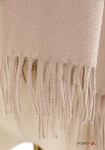 Embroidered Scarf with fringe - ph 4