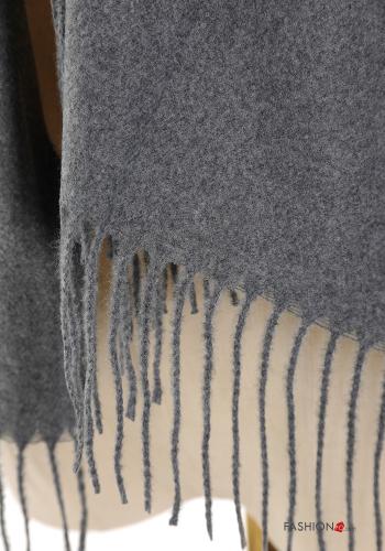 Besticktes Muster Schal mit Fransen - ph 4
