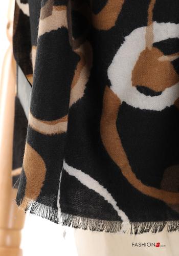 Abstract print Scarf - ph 4