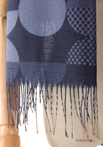 Sciarpa Fantasia geometrica con frange - ph 4