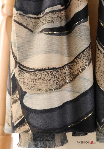 Abstract print Scarf - ph 4
