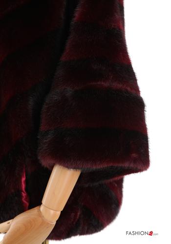Chaqueta de Piel ecológica con cremallera manga tres cuartos - ph 3