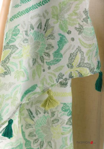 Bufanda Diseño impreso con flecos - ph 3