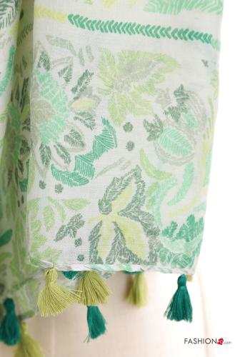 Bufanda Diseño impreso con flecos - ph 4