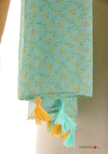 Bufanda Diseño impreso con flecos - ph 3