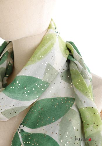 Bufanda De lurex Estampado Floral - ph 2