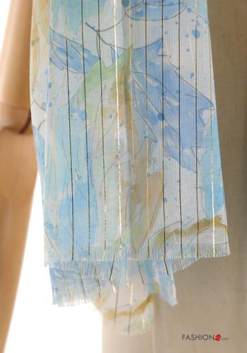 Sciarpa lurex Fantasia con foglie - ph 3