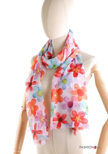 Blumenmuster Schal