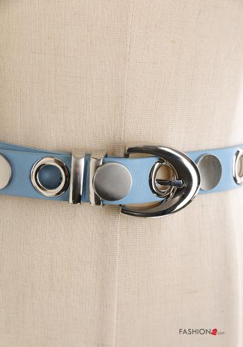 Cintura regolabile con fibbia con borchie - ph 2