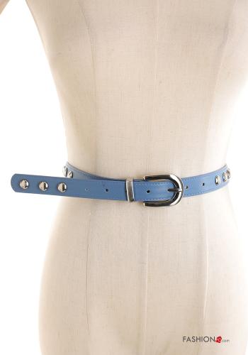 Cintura regolabile con fibbia con borchie - ph 1