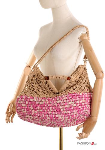 Besticktes Muster Strand Tasche aus Baumwolle - ph 4