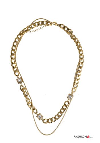 Collana regolabile con strass - ph 2
