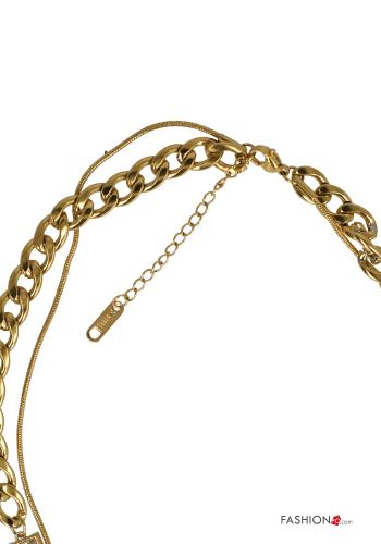 Collana regolabile con strass - ph 3