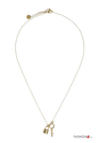 Printed adjustable Necklace with pendant - ph 2