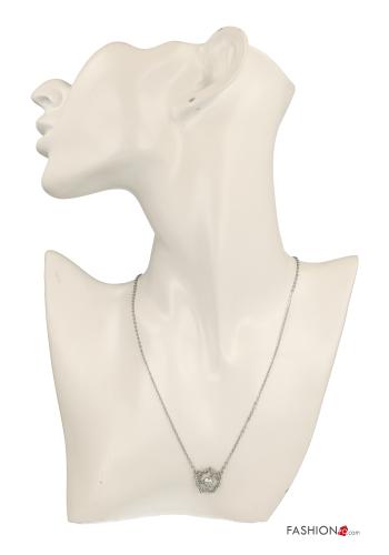 adjustable Necklace with rhinestones