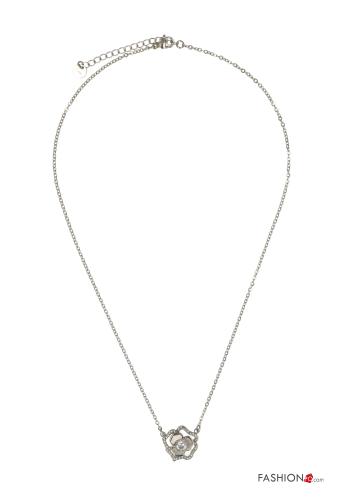 adjustable Necklace with rhinestones - ph 2