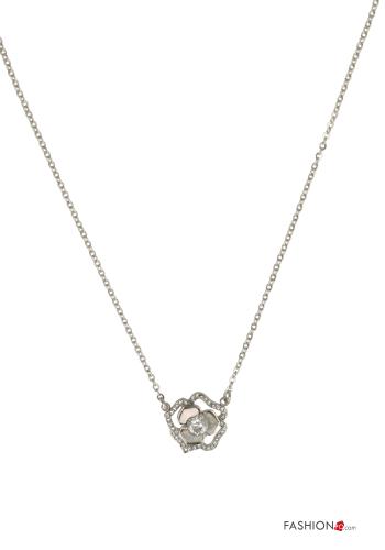 adjustable Necklace with rhinestones - ph 4