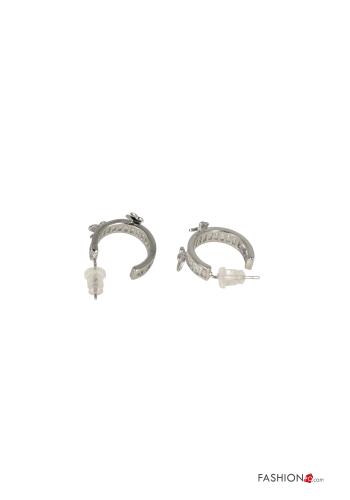 Earrings with rhinestones - ph 2