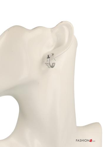 Earrings with rhinestones - ph 3