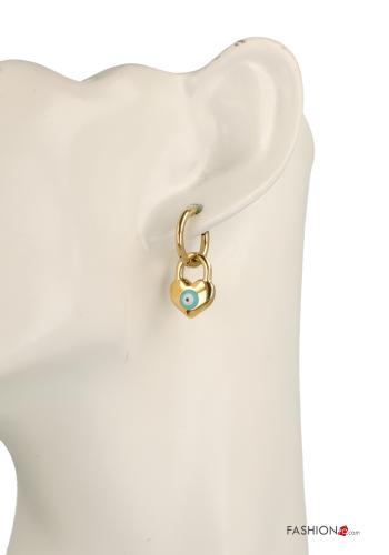 heart motif Earrings - ph 3