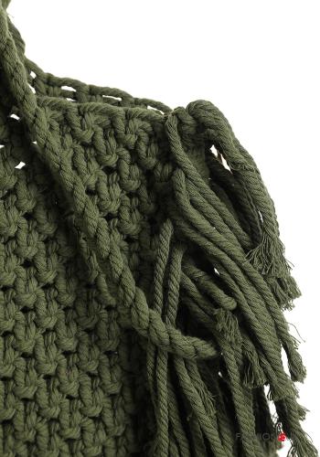 Strand häckeln Tasche aus Baumwolle mit Fransen - ph 2