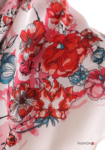 Blumenmuster Satin Tuch - ph 4