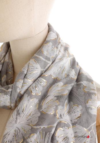 Blumenmuster Lurex Schal - ph 2