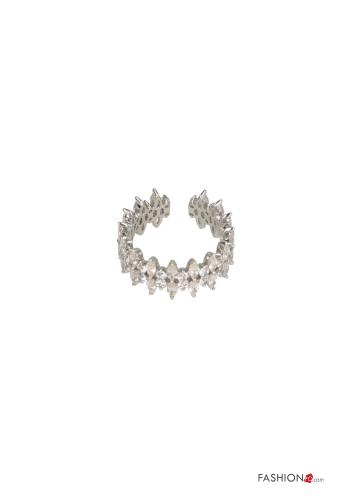 Anello con strass