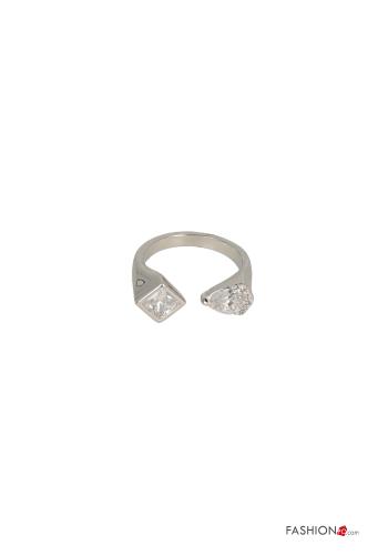 Anello con strass - ph 1
